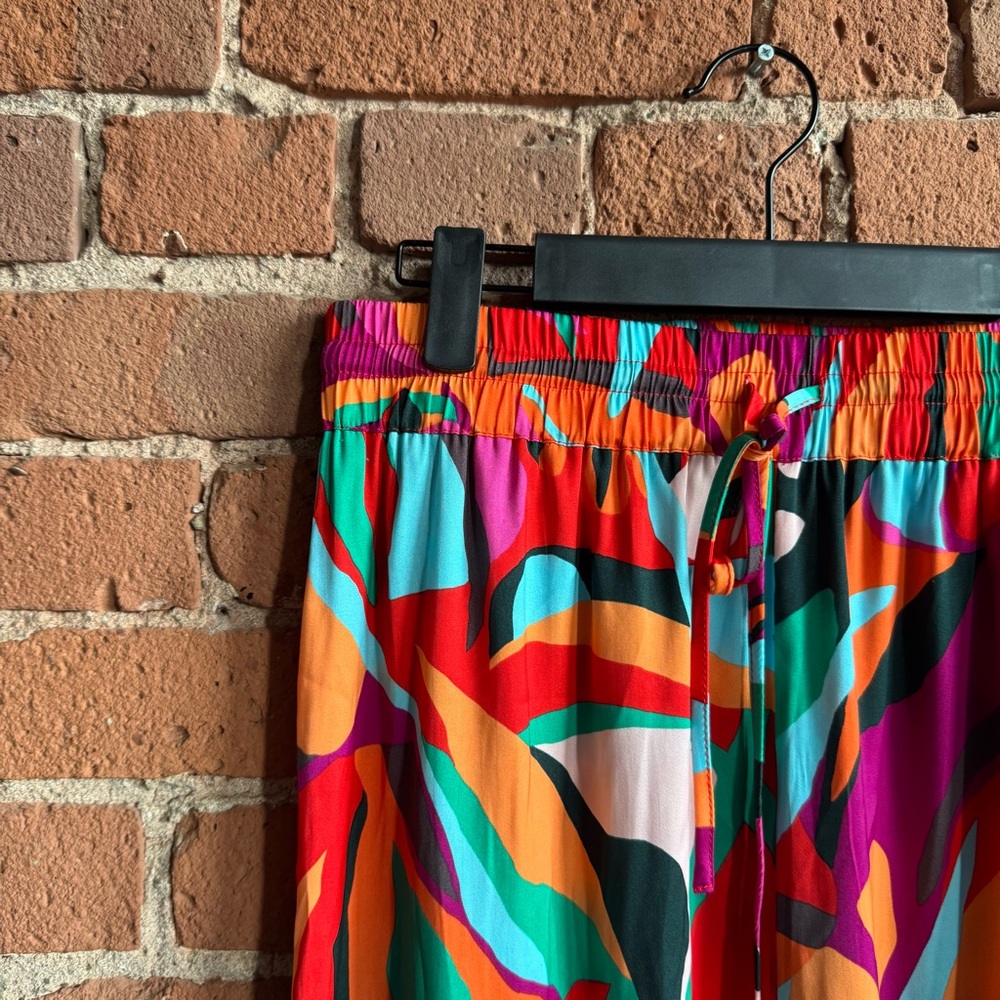 Rachel Zoe Colorful Abstract Print Pants